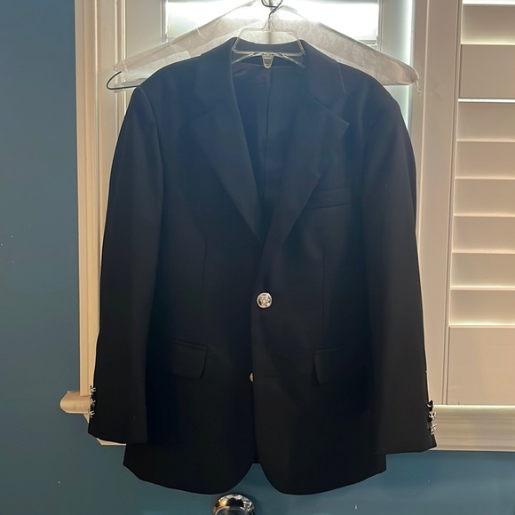 J. Bailey boys black blazer size 7 excellent condition - Picture 1 of 7